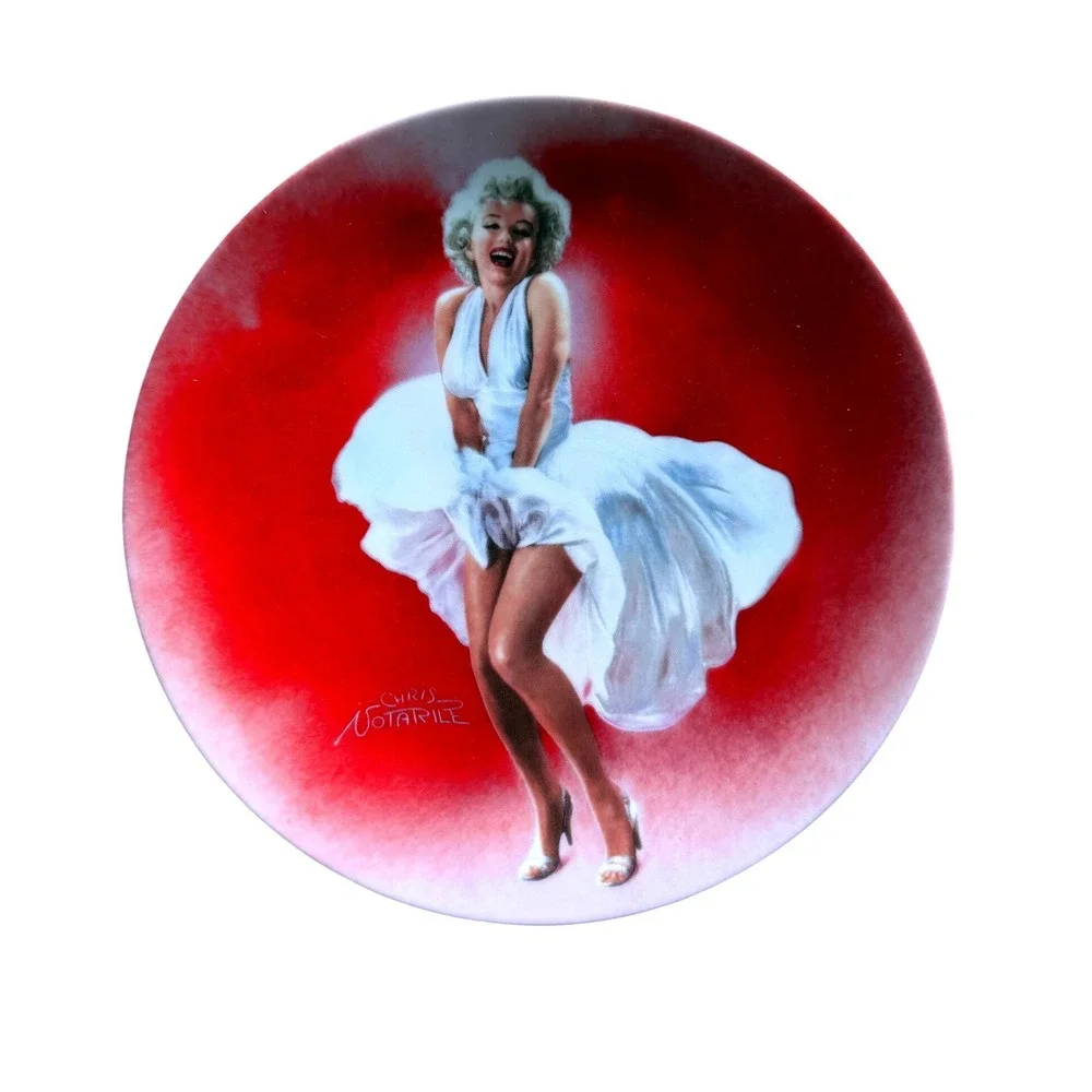 Vintage Marilyn Monroe Collector‎ Plate 1990 Delphi 